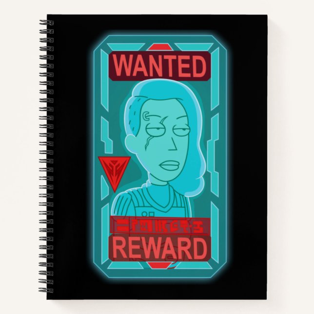 Carnet RICK ET MORTY™ | Poster Recherché Space Beth (Devant)