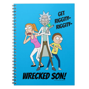 Carnet RICK ET MORTY™ Rick, Morty et Summer