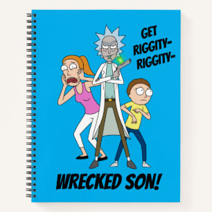 Carnet RICK ET MORTY™ Rick, Morty et Summer