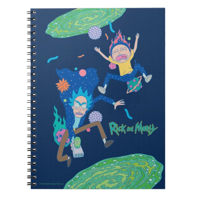 Carnet RICK ET MORTY™ | Saut de portail infecté (Devant)