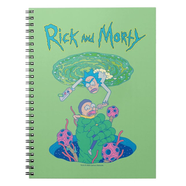 Carnet RICK ET MORTY™ | Secourt du portail (Devant)