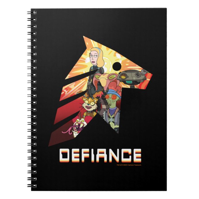 Carnet RICK ET MORTY™ | Space Beth Defiance Crew (Devant)