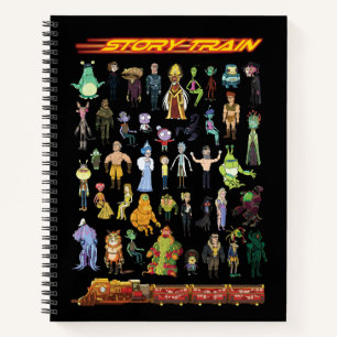 Carnet RICK ET MORTY™ Train d'histoire