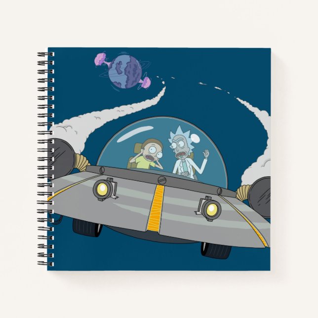 Carnet RICK ET MORTY™ | Vol En Navire Spatial (Devant)