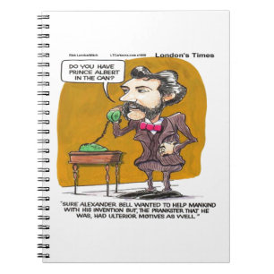 Carnet Rick London Drôle Alexander Bell Téléphone Blague