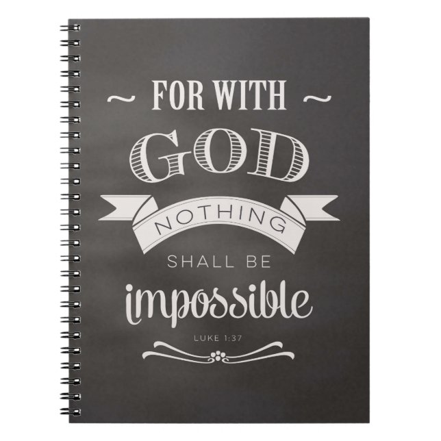 Carnet Rien n'est impossible (Devant)