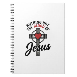 Carnet Rien que le sang de Jésus Vintage Cross Shirt