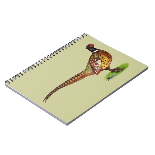 Carnet Ringneck Pheasant Rooster (Côté gauche)