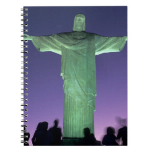 Carnet Rio de Janeiro, Brésil. la statue du Christ sur