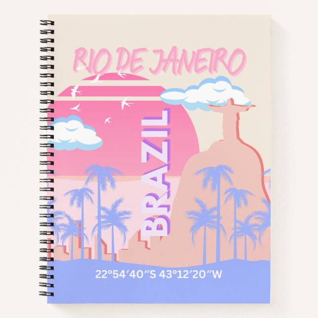 Carnet Rio de Janeiro Brésil Travel Art (Devant)
