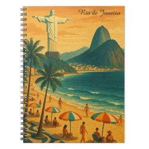 Carnet Rio de Janeiro colorée Brésil Plage Copacabana