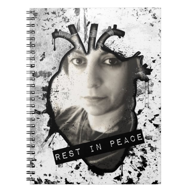 Carnet RIP anatomical heart Memory book (Devant)