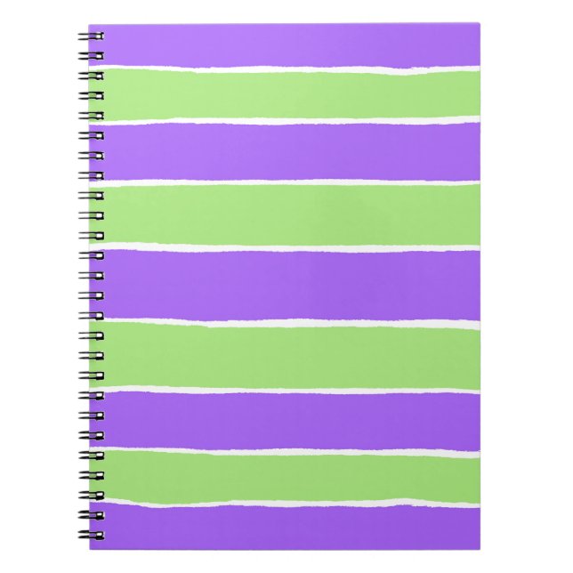 Carnet Ripped striped paper (Devant)