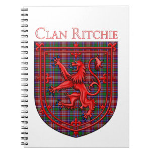 Carnet Ritchie Tartan Scottish Plaid Lion Rampant