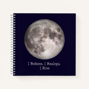 Carnet Rituel de la pleine lune Je libère Je me réaligné