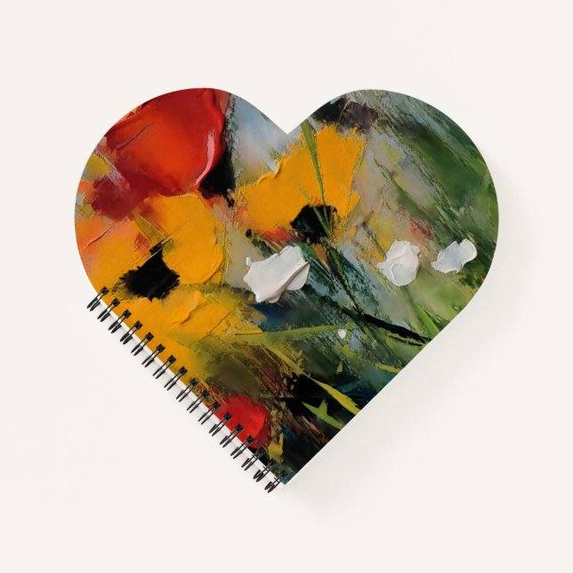 Carnet Riverside – Prairie Abstraite Expressive (Devant)