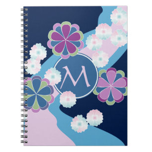 Carnet Rivière de chrysanthème de Nagarekiku de Japonai