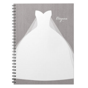 Carnet Robe de mariée Moderne Glamour Enterrement de vie 
