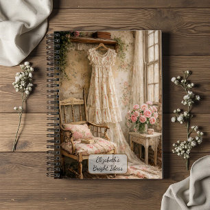 Carnet Robe Fleurie Shabby Chic