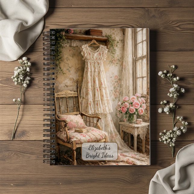 Carnet Robe Fleurie Shabby Chic (Créateur téléchargé)