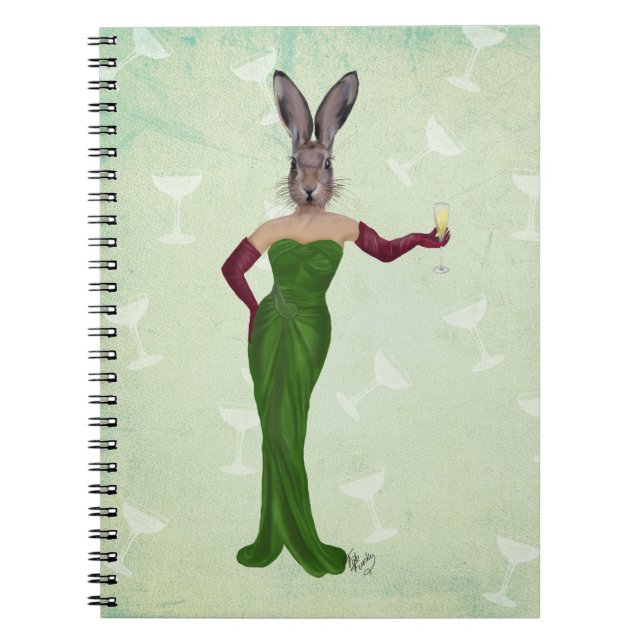 Carnet Robe verte de lapin 3 (Devant)