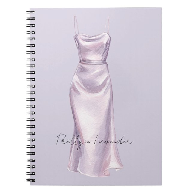 Carnet Robe Violette Lavande (Devant)