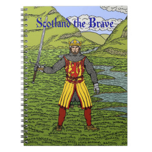 Carnet Robert the Bruce Scotland the Brave