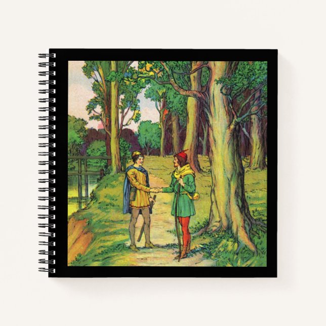 Carnet Robin des Bois et Petit Jean  (Devant)