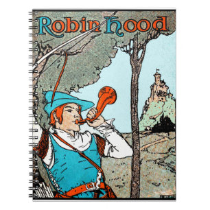 Carnet Robin Hood Antique Illustration Joyeux Hommes