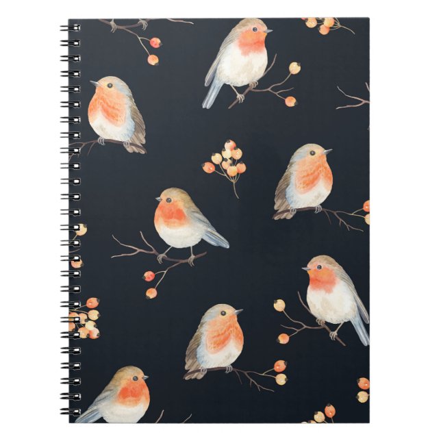 Carnet Robinets et baies roulent sur des branches sèches, (Devant)
