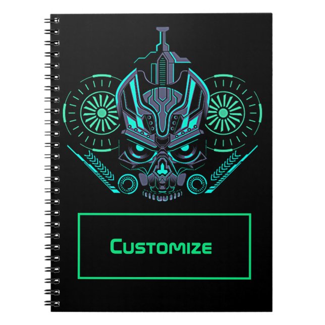 Carnet Robo Skull (Devant)