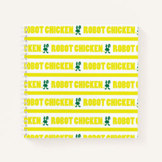 Carnet Robot Chicken Stripe Pattern