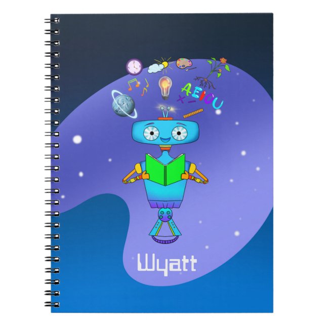 Carnet Robot Cool Kids Apprend En Lisant (Devant)