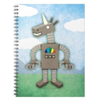 Carnet Robot de licorne