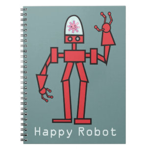 Carnet Robot heureux