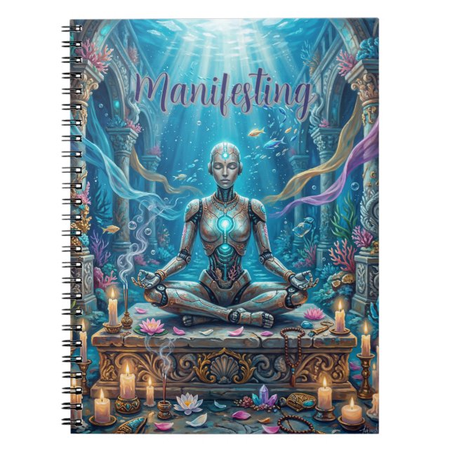 Carnet Robot Spirituel Photo Spirale (Devant)