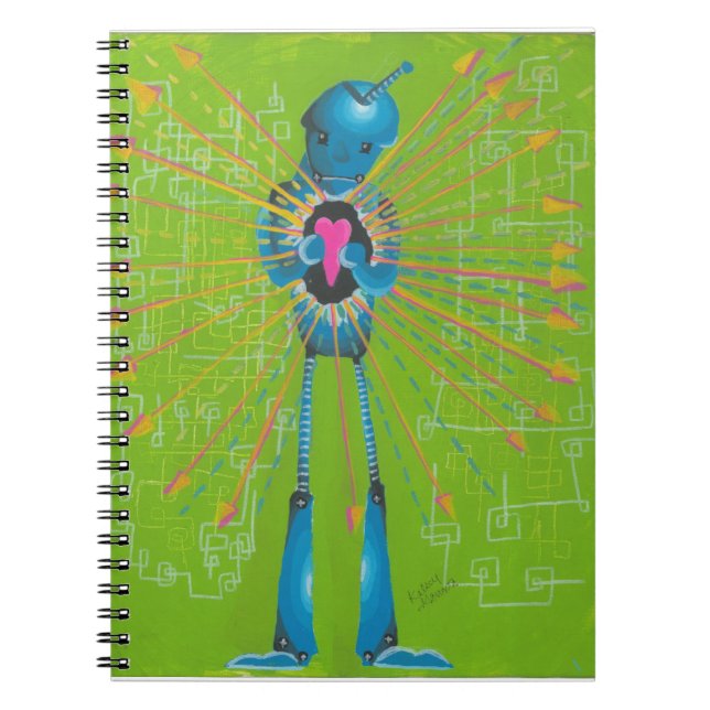 Carnet robotisé à imprimer à la main (Devant)