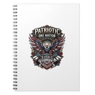 Carnet Roc Patriotique Aigle Crête Musique Rock Métal Pat