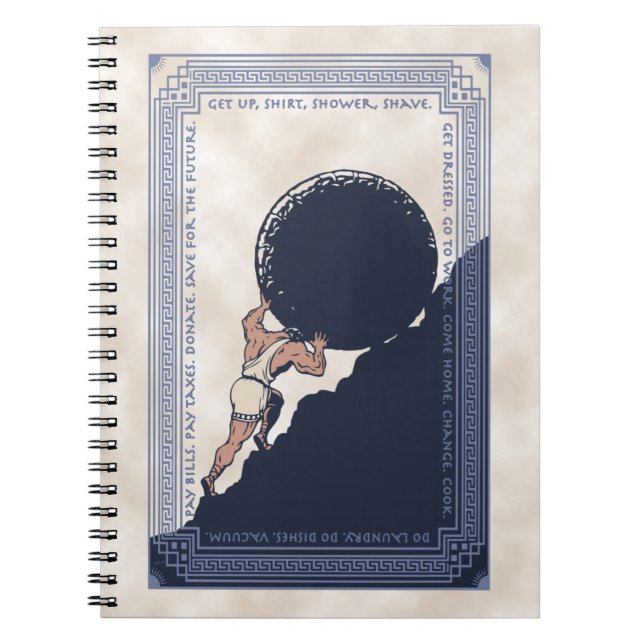 Carnet Rocher de Sisyphus Mundane (Devant)