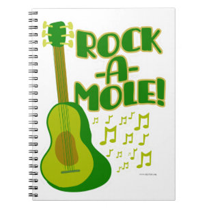 Carnet Rock A Mole Funny Avocado Dessin Slogan Design