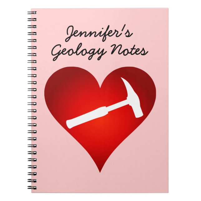 Carnet Rock Hammer Heart (Devant)