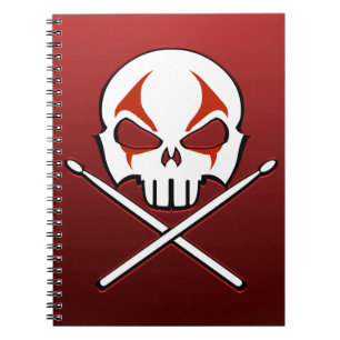 Carnet Rock & Roll Metal Drummer Journal Livre