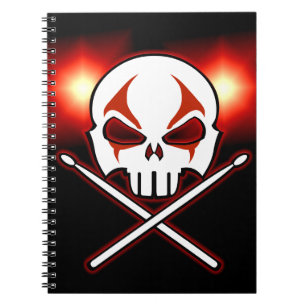Carnet Rock & Roll Metal Drummer Journal Livre