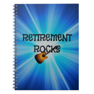Carnet Rocks de retraite—conception de guitare personnali