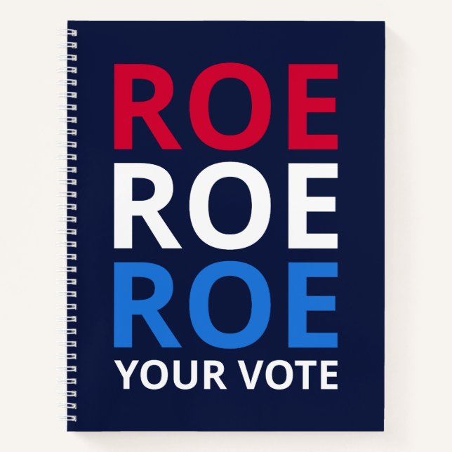 Carnet Roe Your Vote I (Devant)