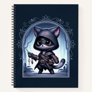 Carnet Rogue Feline Imaginaire Adventure