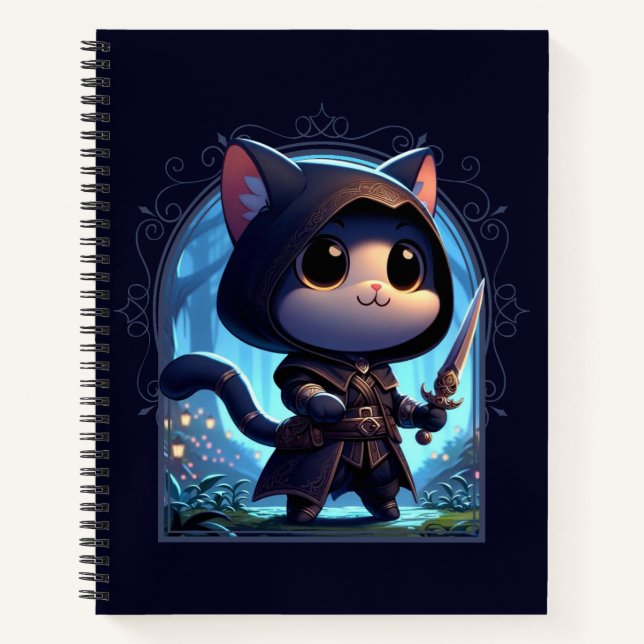 Carnet Rogue Feline Imaginaire Adventure (Devant)