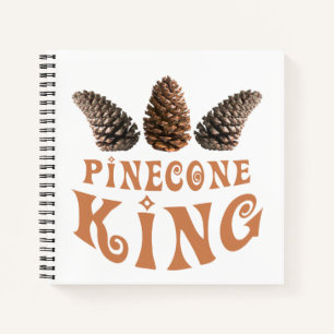 Carnet Roi de cône de pin