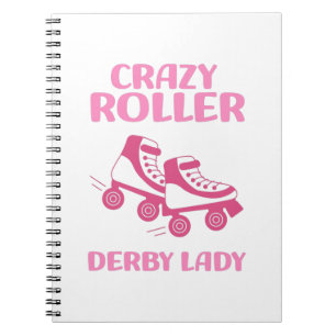 Carnet Roller Derby Joueuse Sports Femmes Patinage en lig