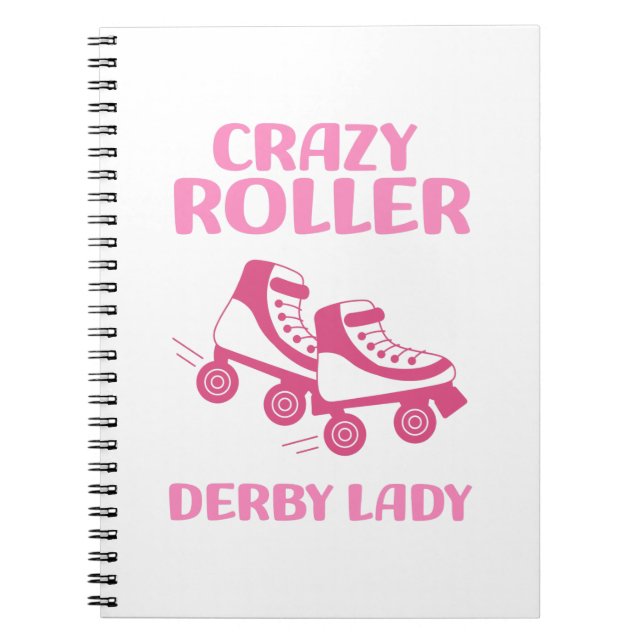 Carnet Roller Derby Player (Devant)